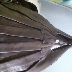 Lockheart brown leather tote